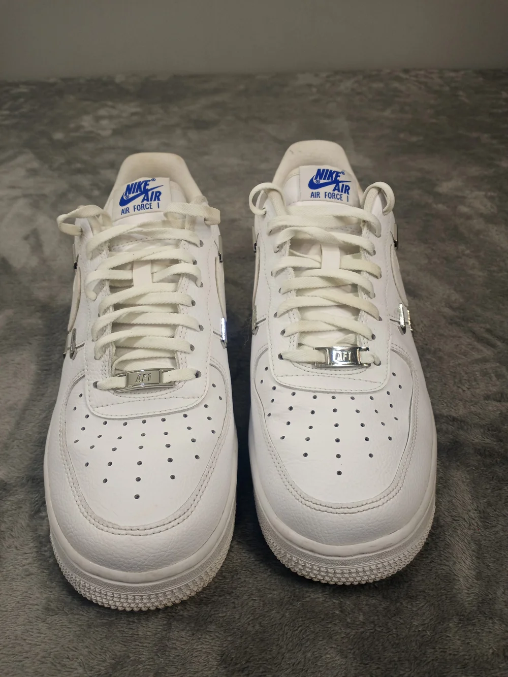Nike Air Force1 Men’s White Low-Top Sneakers Size 10